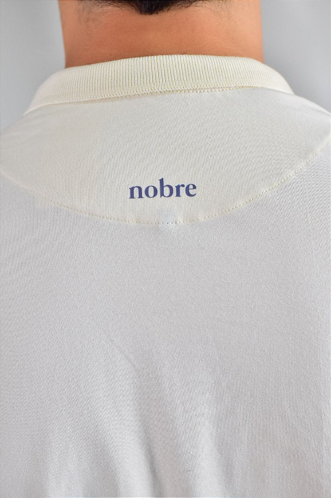 Gola Polo Zíper Nobre Men - Off White