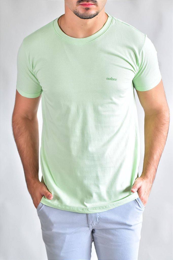 Camiseta Masculina Nobre Men - Verde Menta