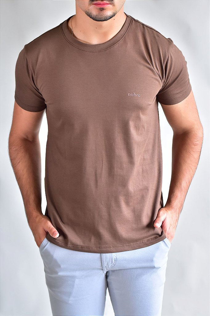 Camiseta Masculina Nobre Men - Marrom