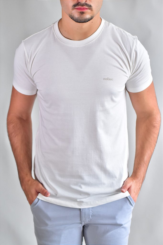 Camiseta Masculina Nobre Men - Off White