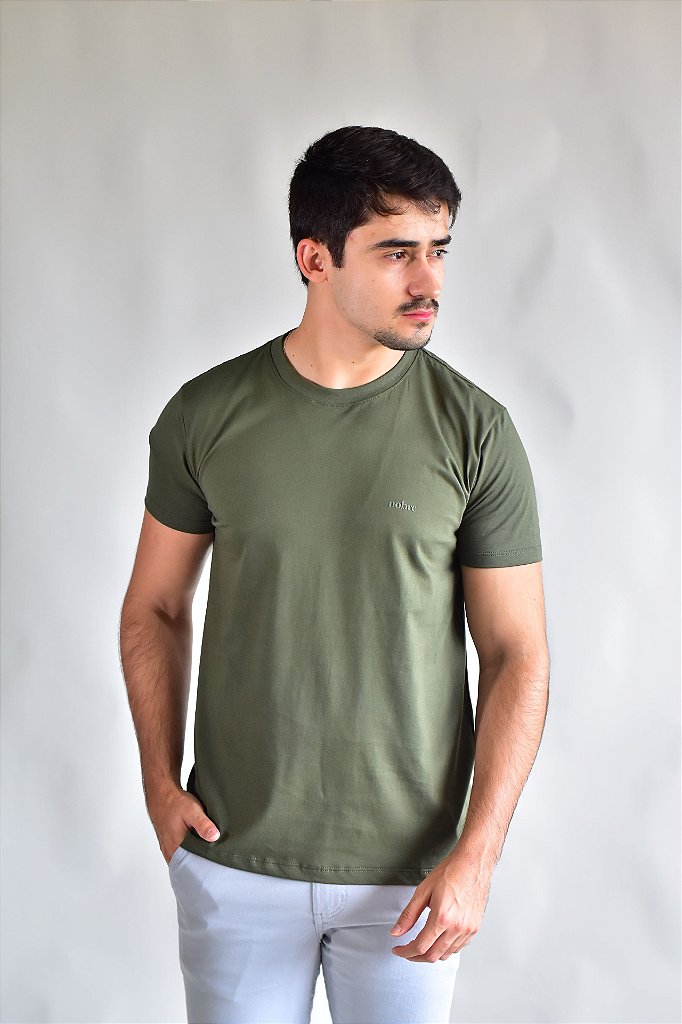 Camiseta Masculina Nobre Men - Verde Musgo