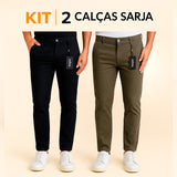 Combo 02 Calças Sarja Nobre Men