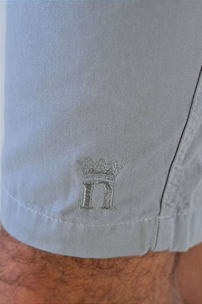 Bermuda Masculina Sarja Nobre Men - Cinza