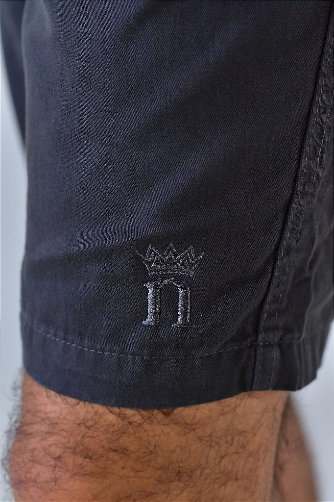 Bermuda Masculina Sarja Nobre Men - Chumbo