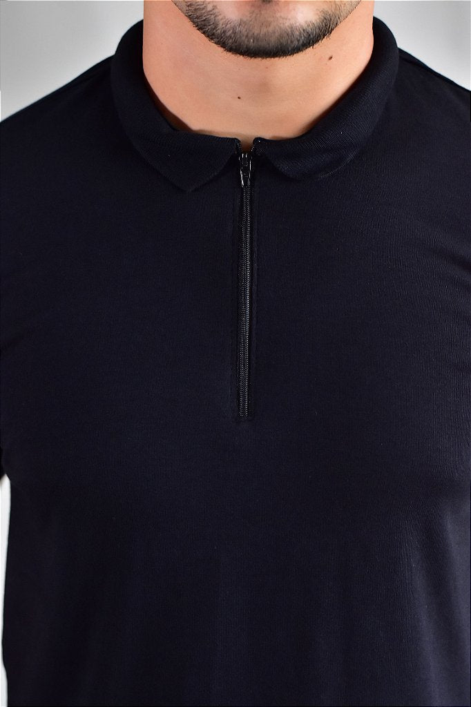 Gola Polo Zíper Nobre Men - Preta