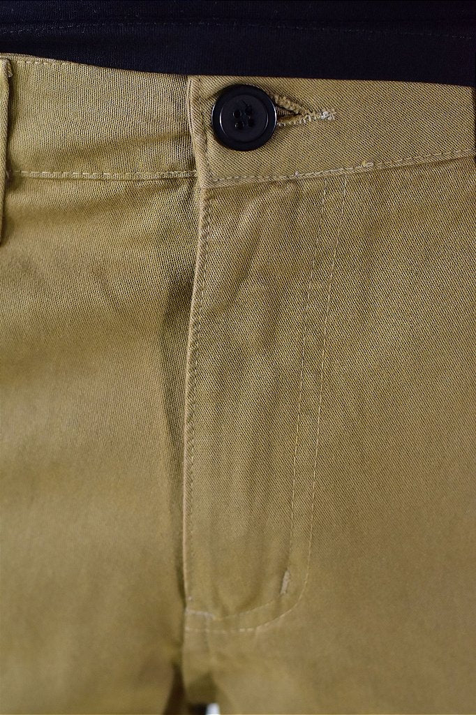 Bermuda Masculina Sarja Nobre Men - Cáqui