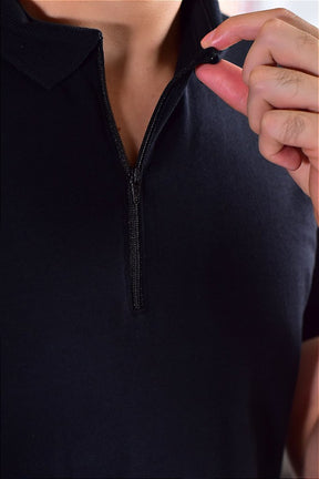 Gola Polo Zíper Nobre Men - Preta