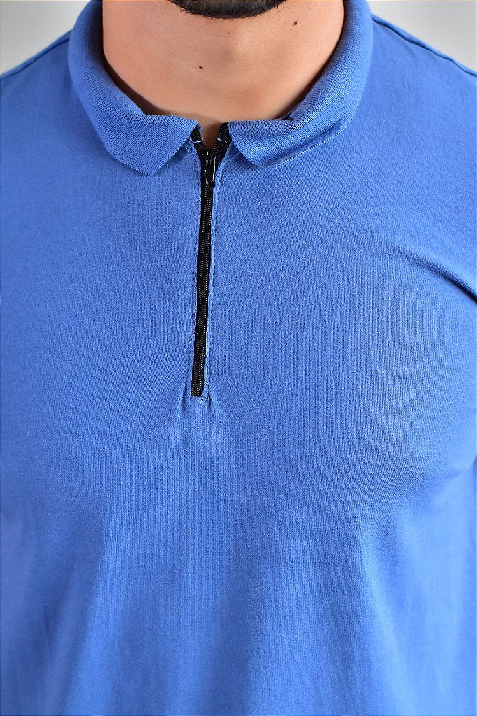 Gola Polo Zíper Nobre Men - Azul
