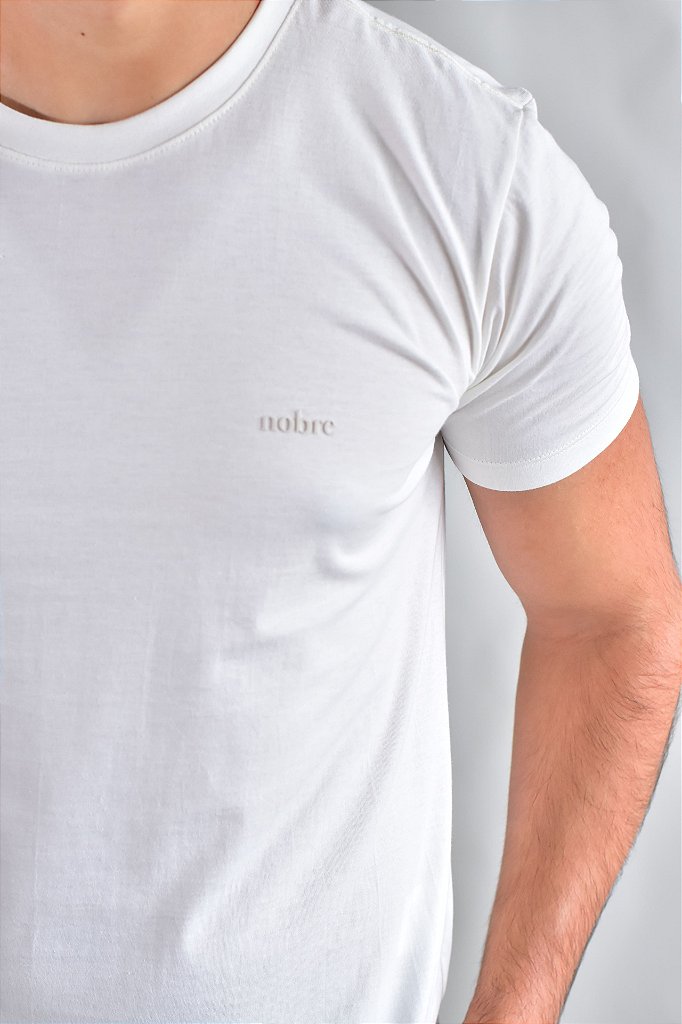 Camiseta Masculina Nobre Men - Off White