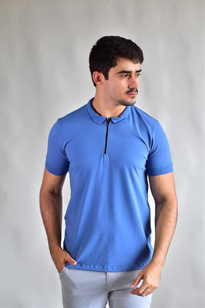 Gola Polo Zíper Nobre Men - Azul