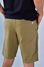 Bermuda Masculina Sarja Nobre Men - Cáqui