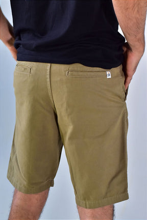 Bermuda Masculina Sarja Nobre Men - Cáqui