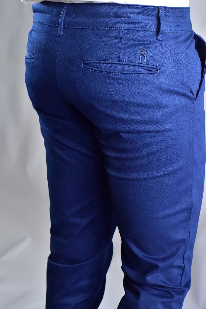 Calça Sarja Nobre Men - Azul Marinho