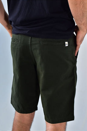 Bermuda Masculina Sarja Nobre Men - Verde Musgo