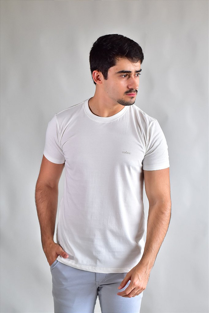 Camiseta Masculina Nobre Men - Off White