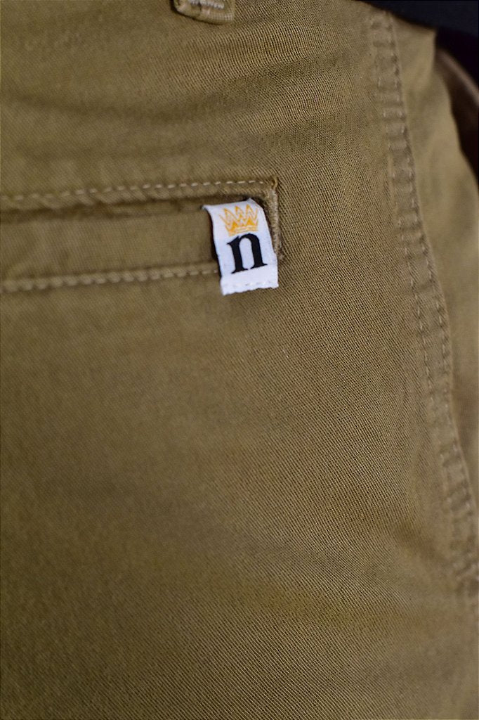 Bermuda Masculina Sarja Nobre Men - Cáqui