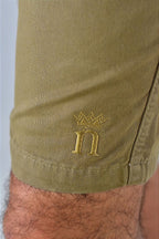 Bermuda Masculina Sarja Nobre Men - Cáqui
