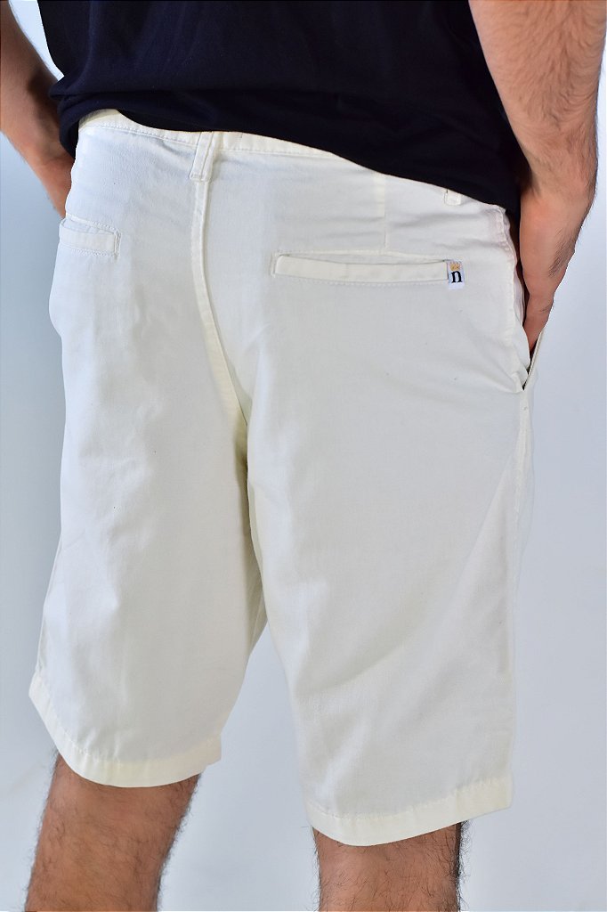 Bermuda Masculina Sarja Nobre Men - Amarela