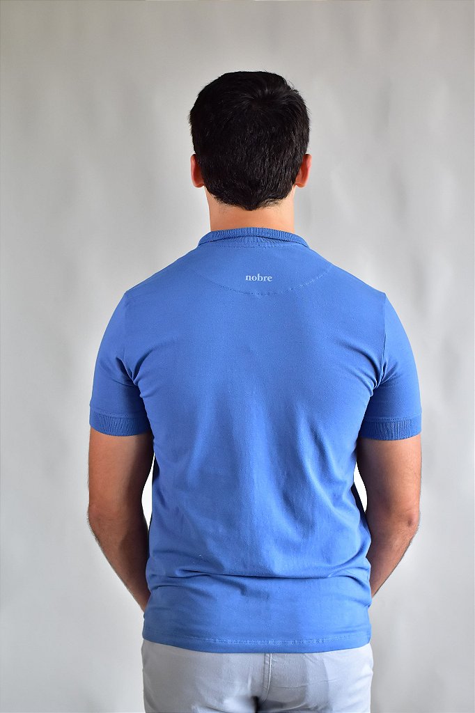 Gola Polo Zíper Nobre Men - Azul