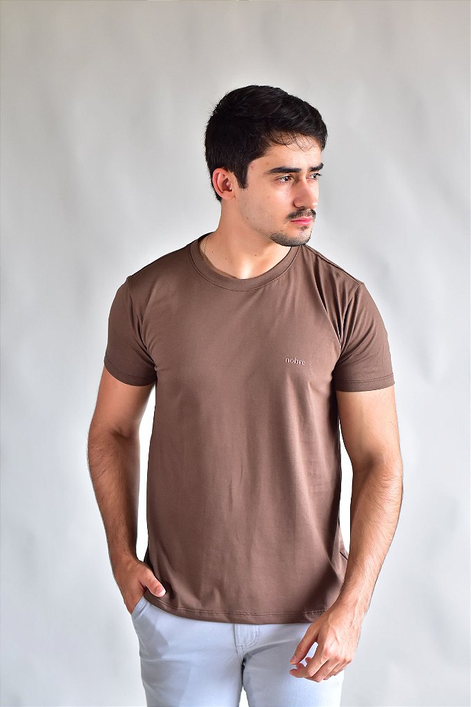 Camiseta Masculina Nobre Men - Marrom