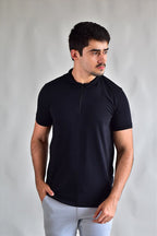 Gola Polo Zíper Nobre Men - Preta
