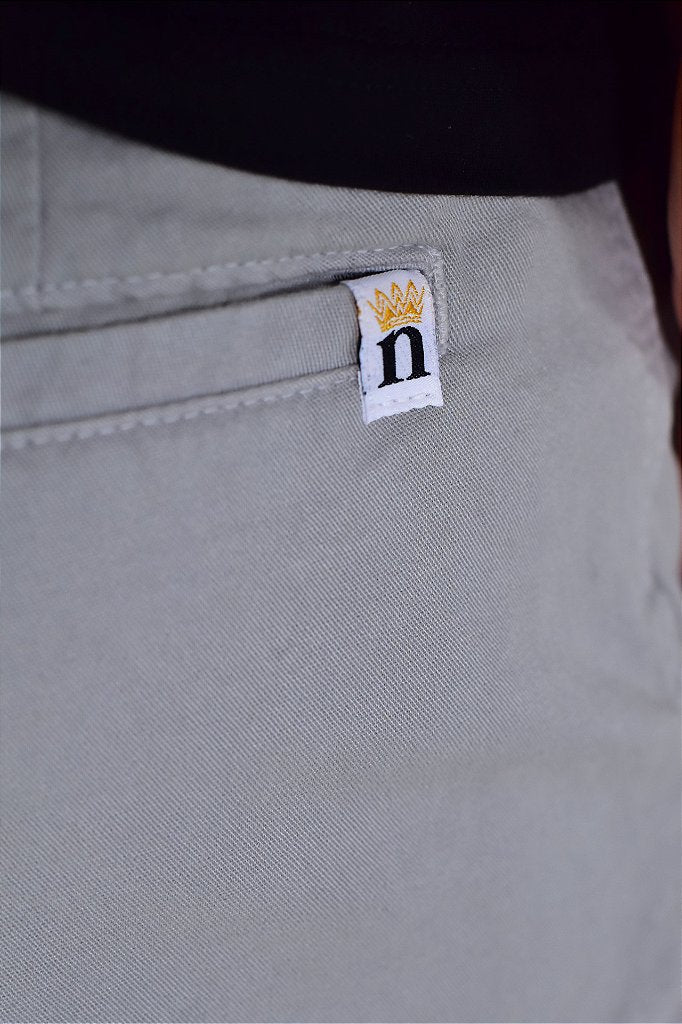 Bermuda Masculina Sarja Nobre Men - Cinza